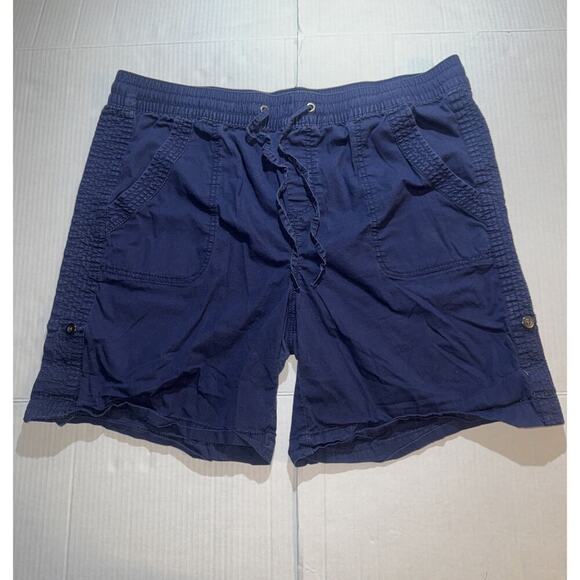 Dip Shorts Navy Size 16W 4pockets - Picture 1 of 12